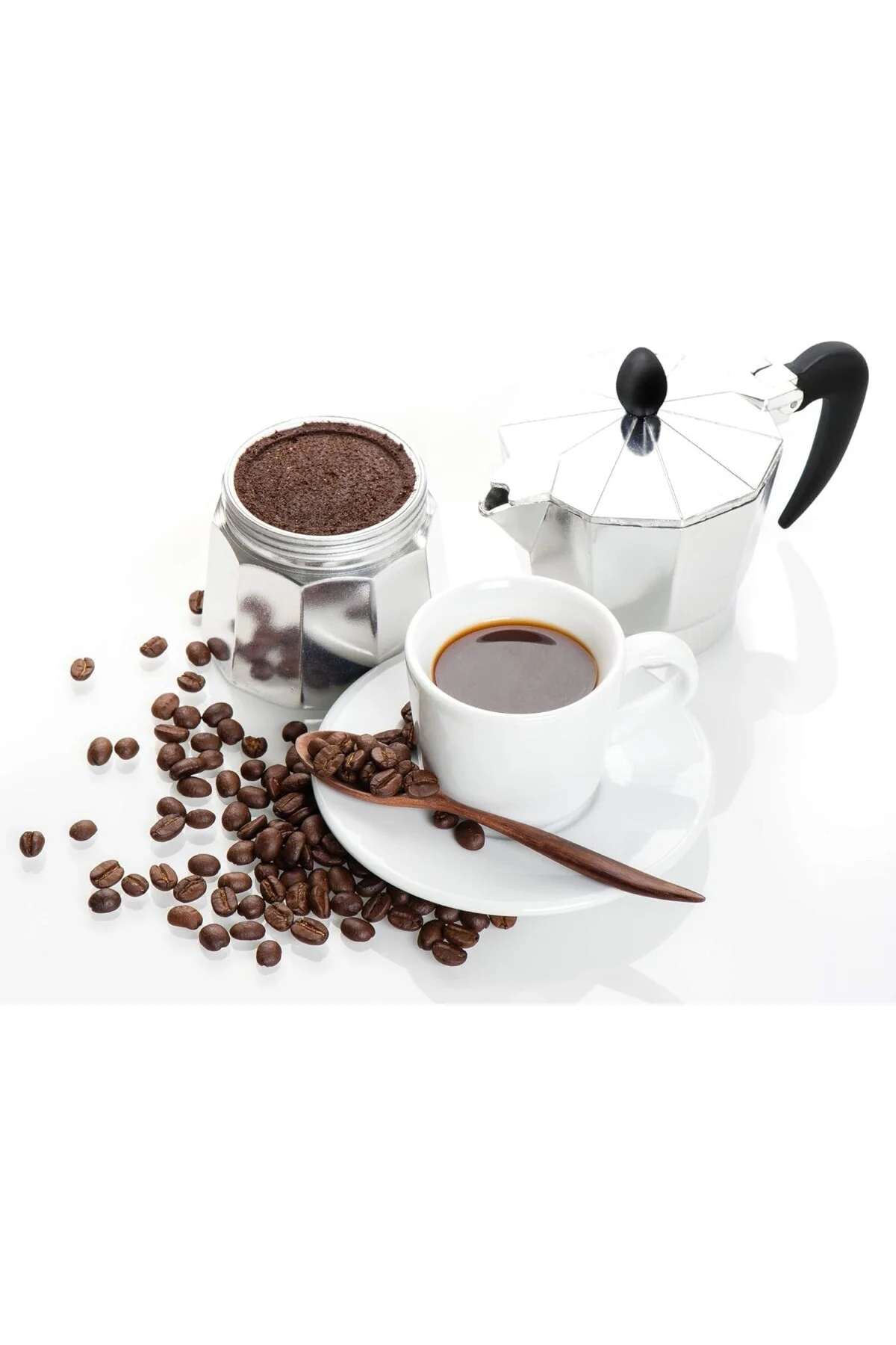 Moka Express Espresso Cezvesi – Ocak Üstü Espresso Pişirici, Alüm