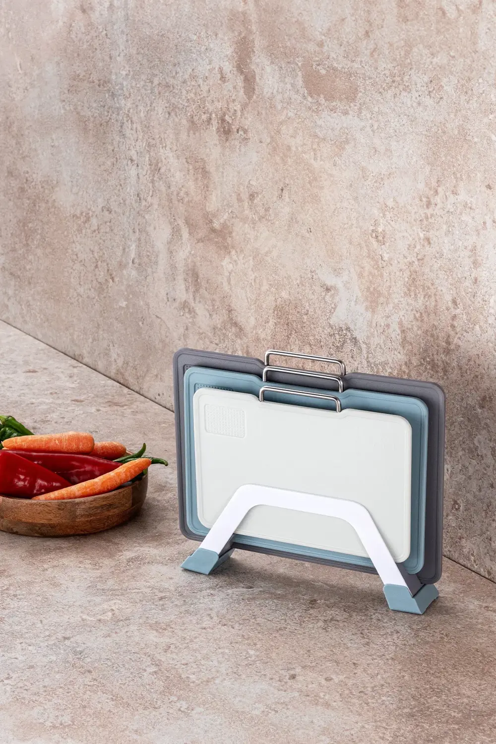 Moko 3'lü Standlı Kesme Tahtası