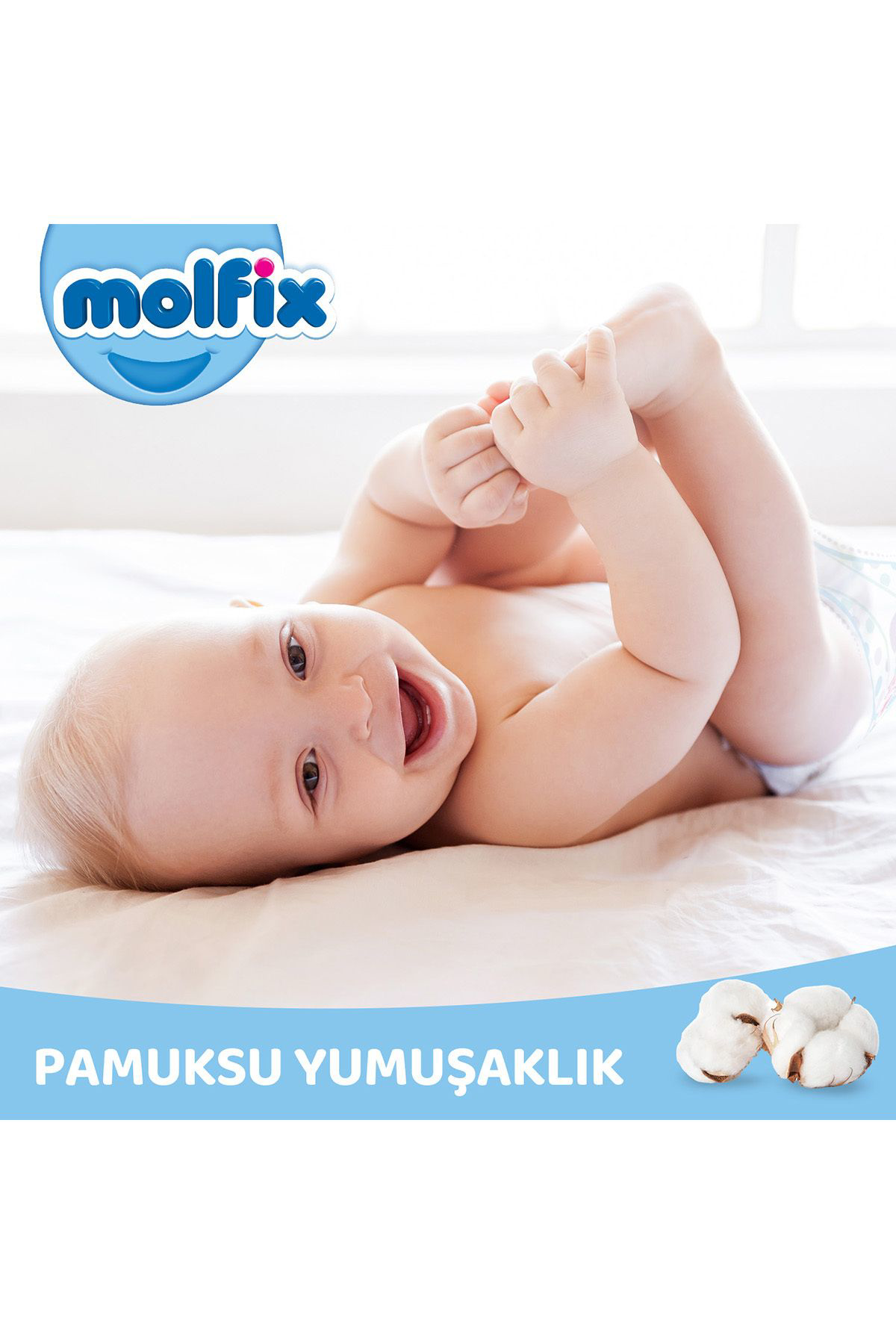 Molfix  Bebek Bezi 4 Beden Maxi Avantajli Paket 186 Adet