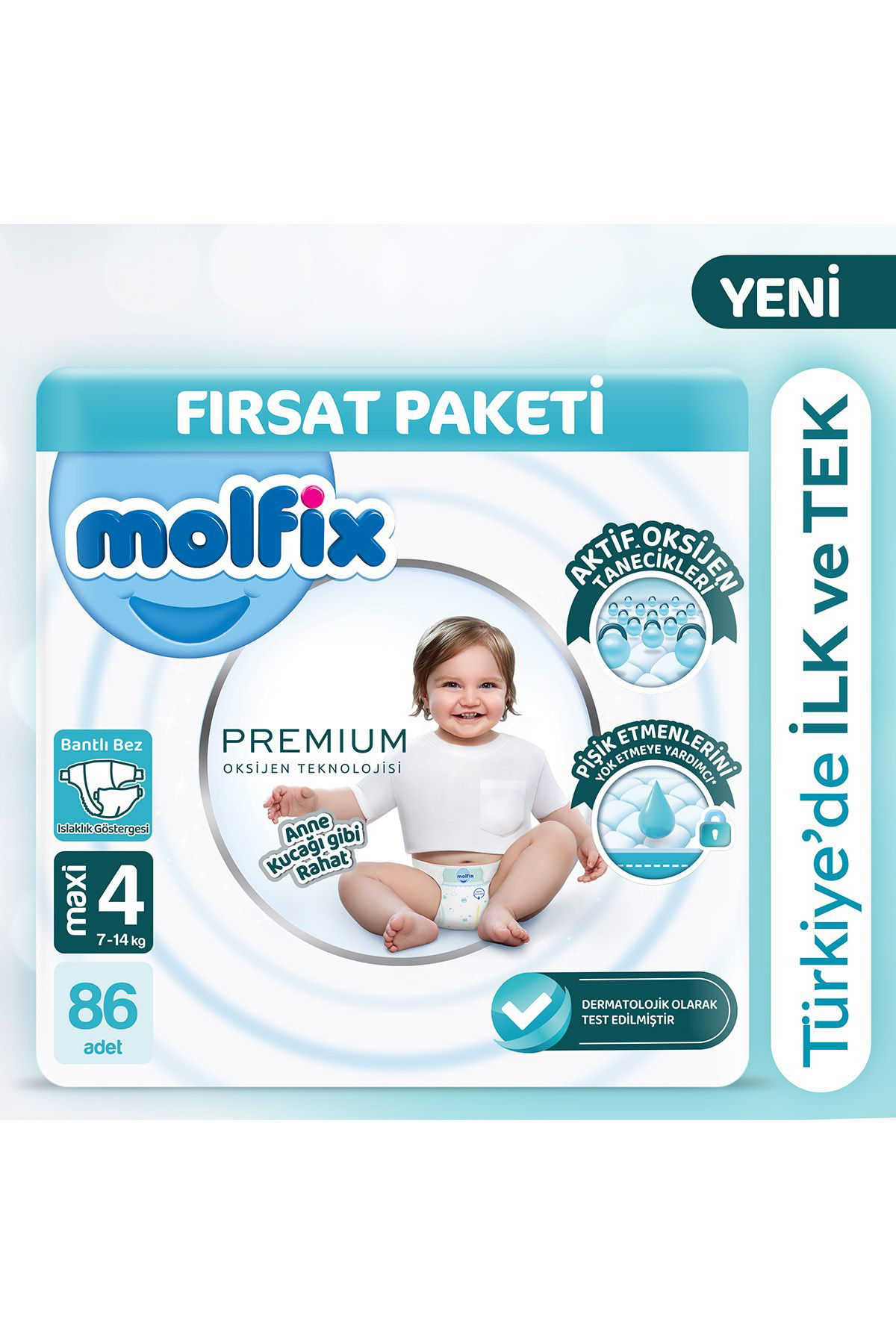 Molfix Premium Ultra Fırsat Paketi 4 No 86 Lı Molfix Premium Ultra Fırsat Paketi 4 No 86 Lı