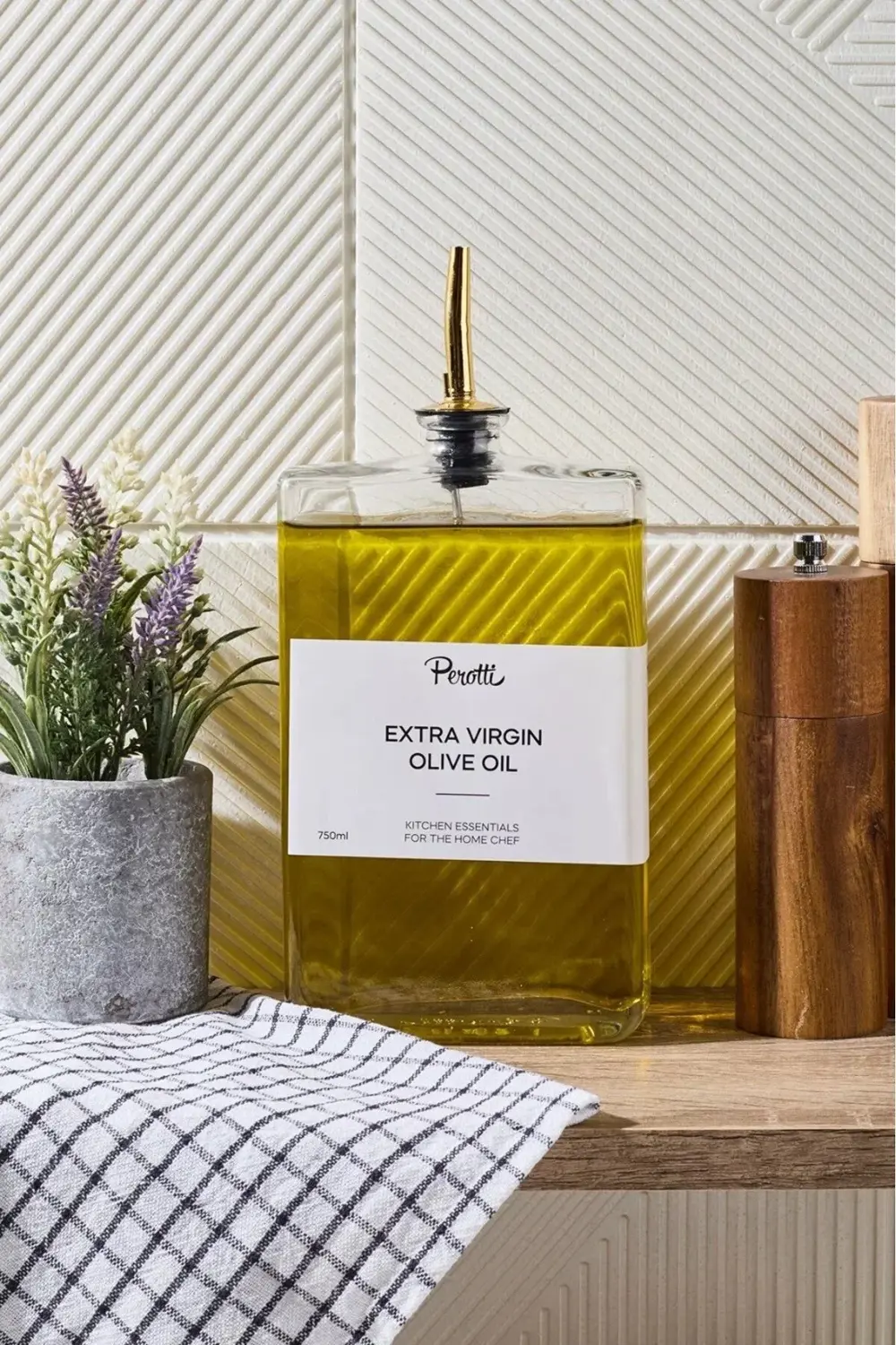 Molivet 750ml Silver Kapak Cam Yağdanlık-sosluk-sirkelik