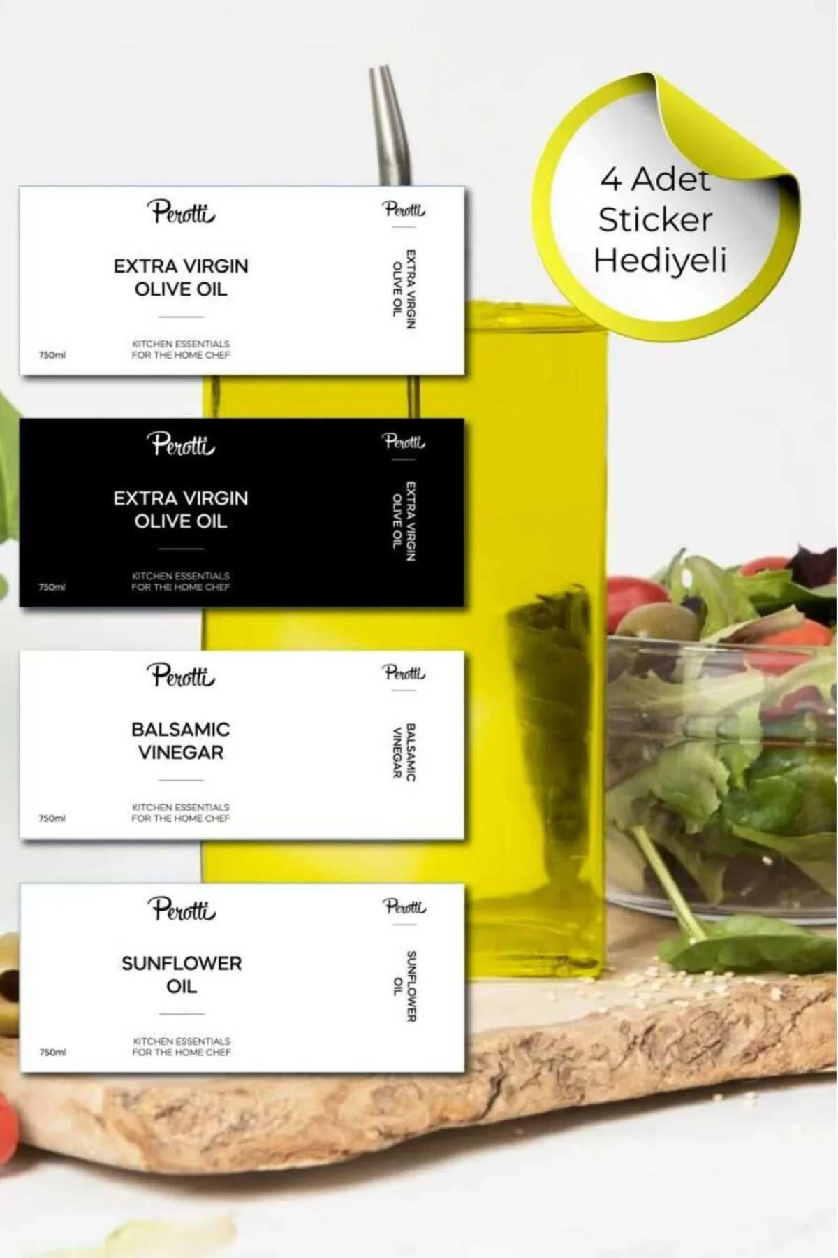 Molivet Gold Kapak 500 ml Cam Yağdanlık-Sirkelik