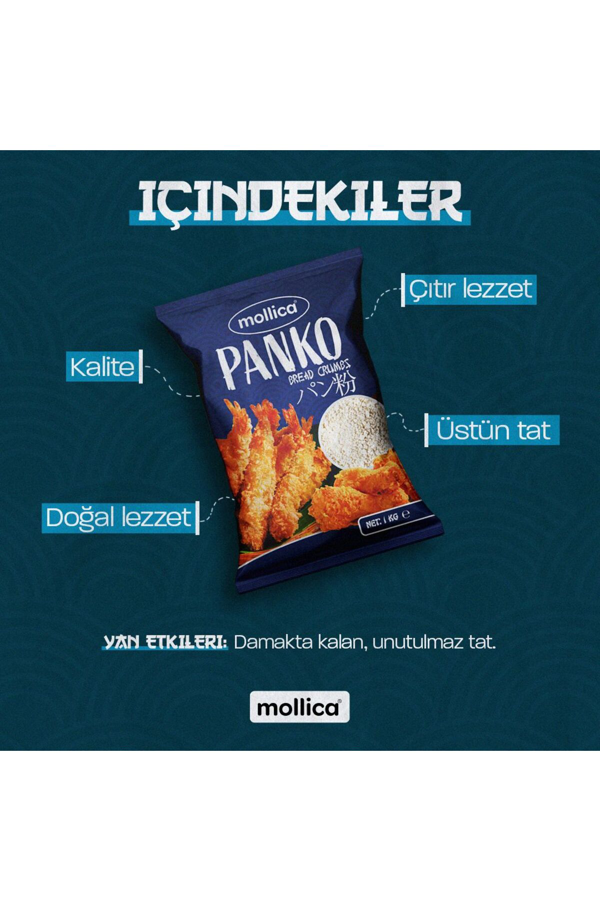MOLLİCA PANKO EKMEK KIRINTISI 1 KG