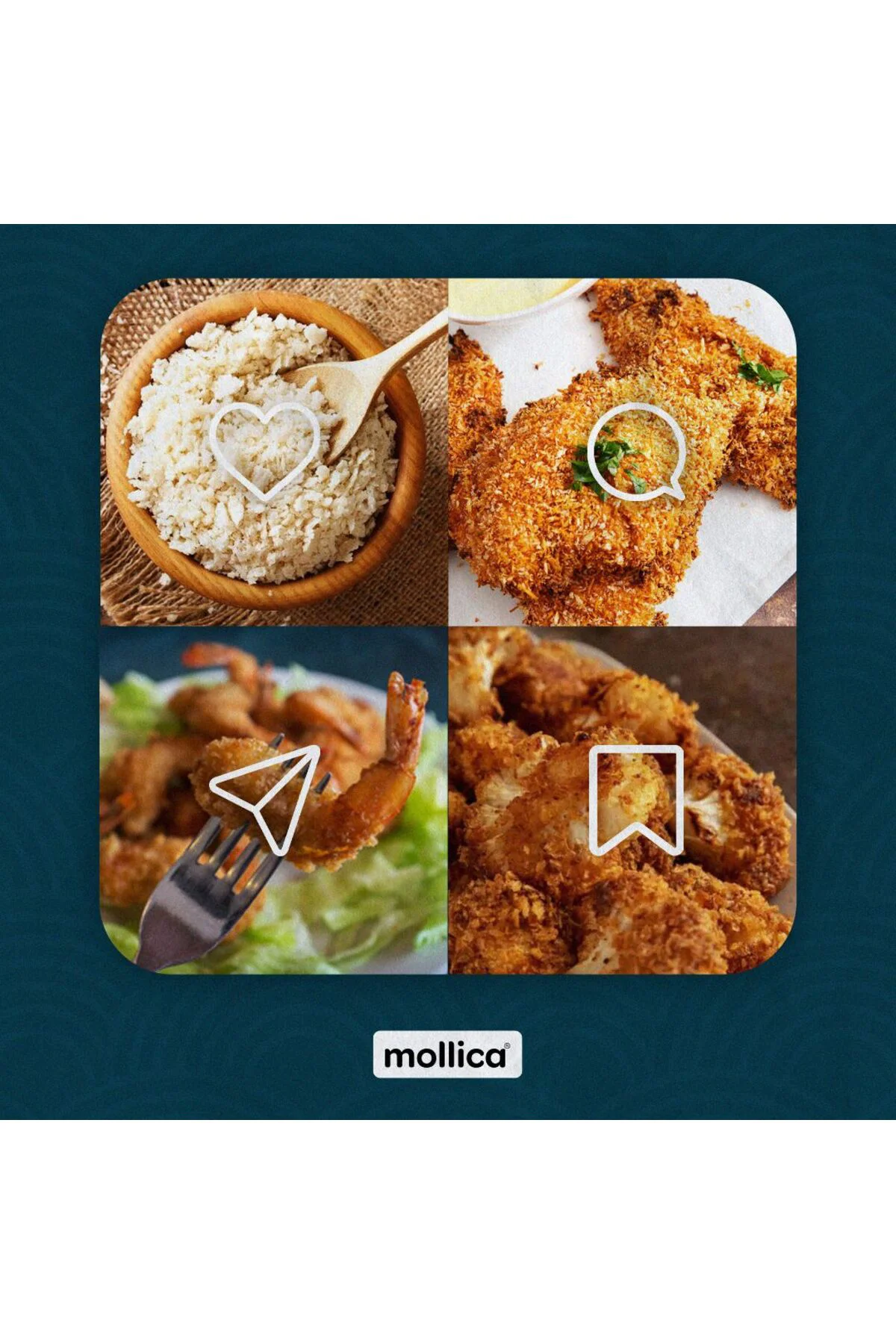 MOLLİCA PANKO EKMEK KIRINTISI 1 KG MOLLİCA PANKO EKMEK KIRINTISI 1 KG - Görsel 3