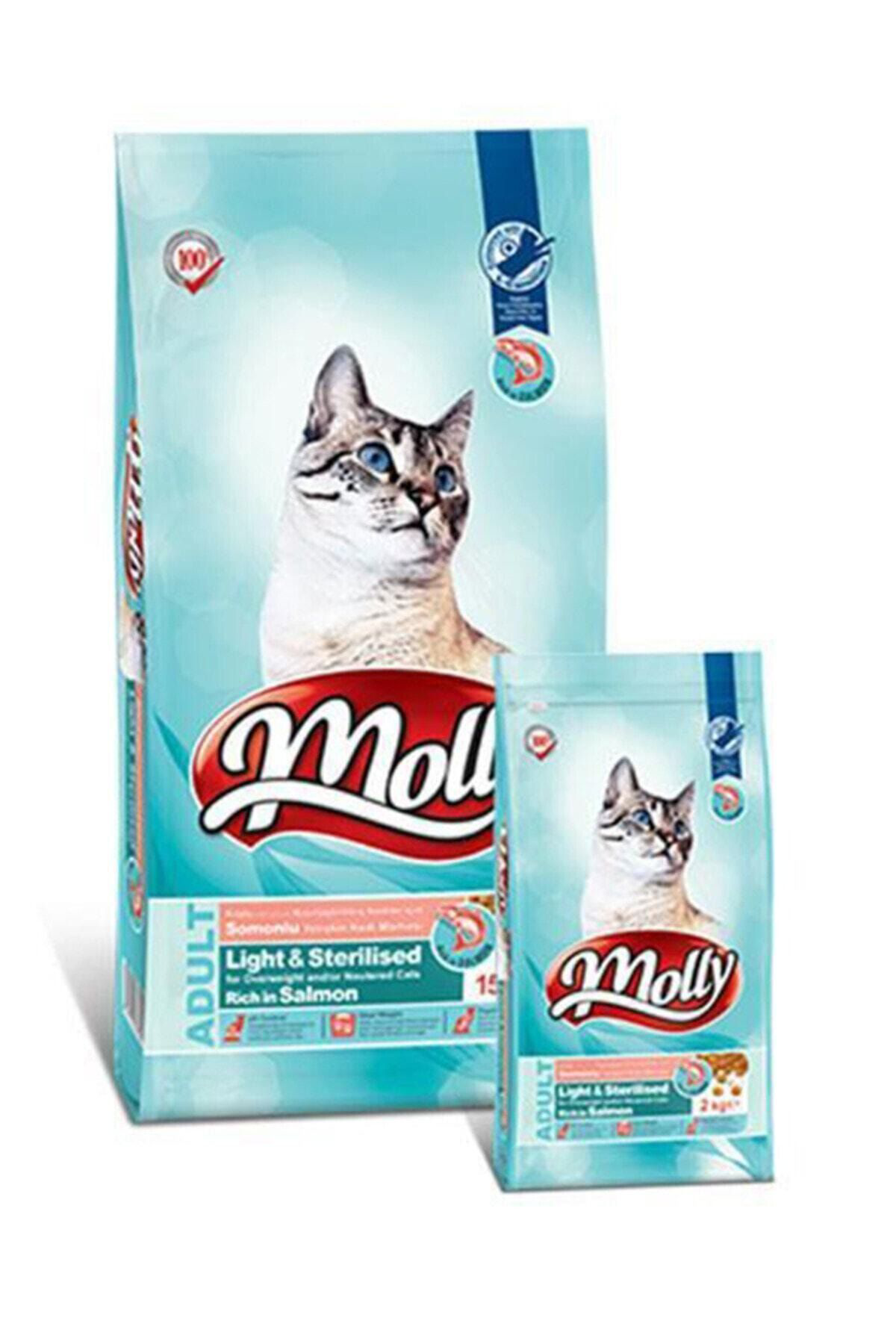 Molly  Light Sterilised Somonlu Kedi Mamasi 2 Kg