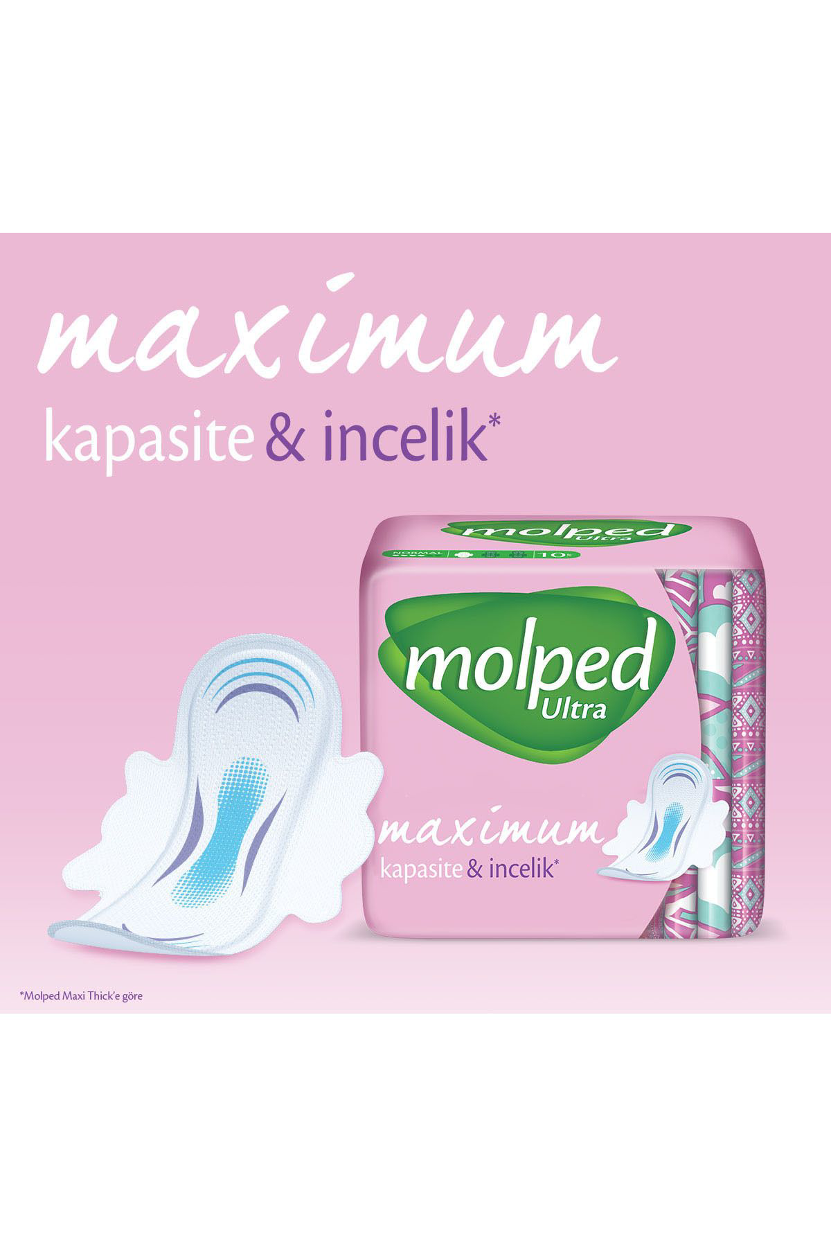 Molped Ultra Hijyenik Ped Gece Süper Avantaj Paketi 48 Adet