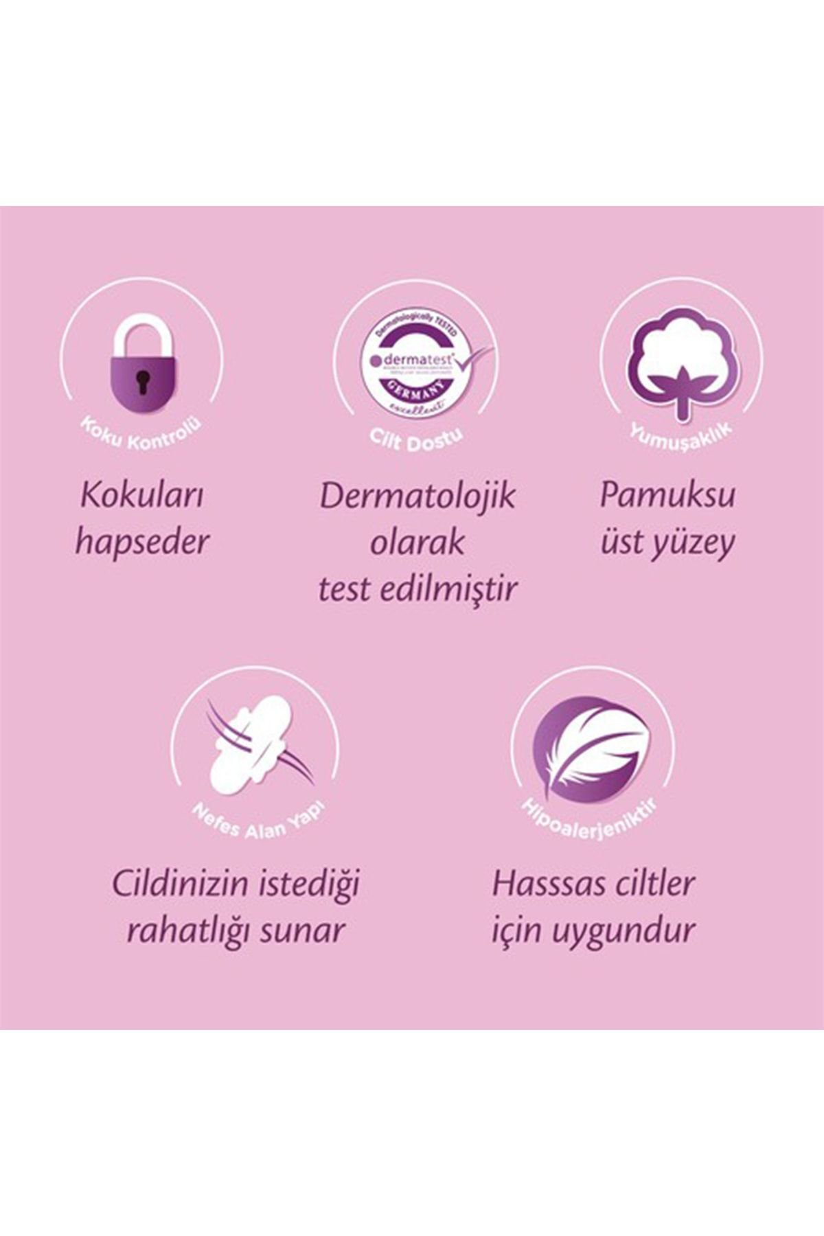 Molped Ultra Hijyenik Ped Anatomik Uzun  40 Adet