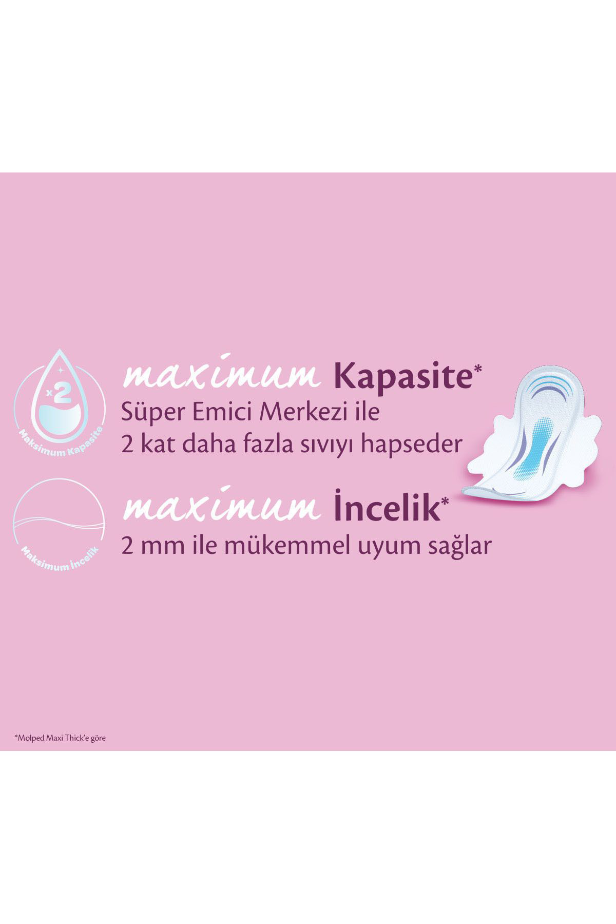 Molped Ultra Hijyenik Ped Gece Süper Avantaj Paketi 48 Adet