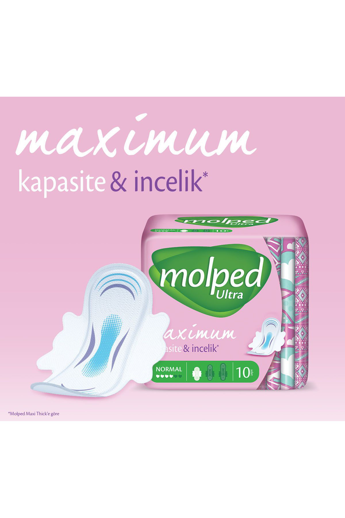 Molped Ultra Hijyenik Ped Normal Avantaj Paketi 48 Adet