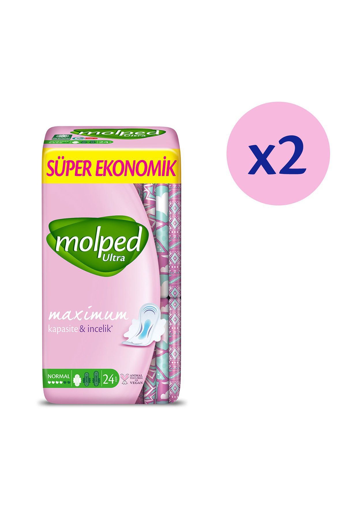 Molped Ultra Hijyenik Ped Normal Avantaj Paketi 48 Adet