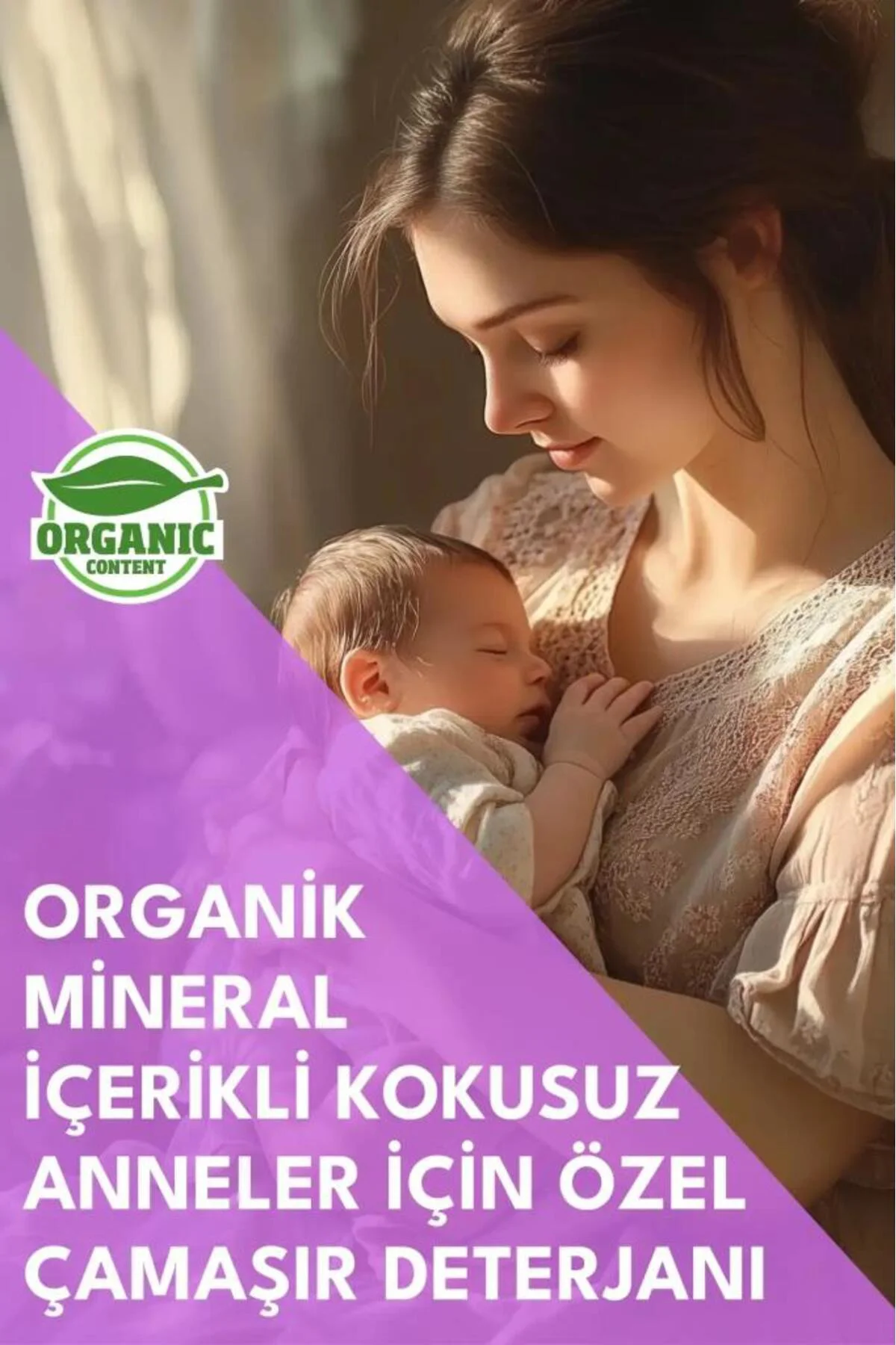 MOM Organik Sıvı Çamaşır Deterjanı 1 Lt 50 Yıkama