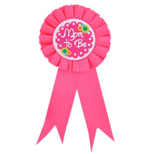 Mom To Be Yazılı Rozet Pembe Renk Mom To Be Yazılı Rozet Pembe Renk