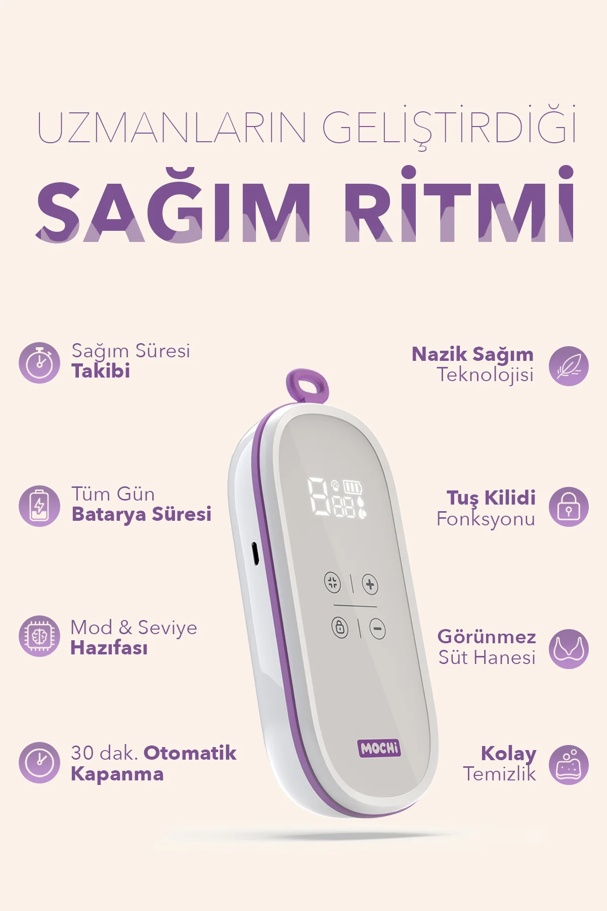 MOMentum Duo Eller Serbest Göğüs Pompası