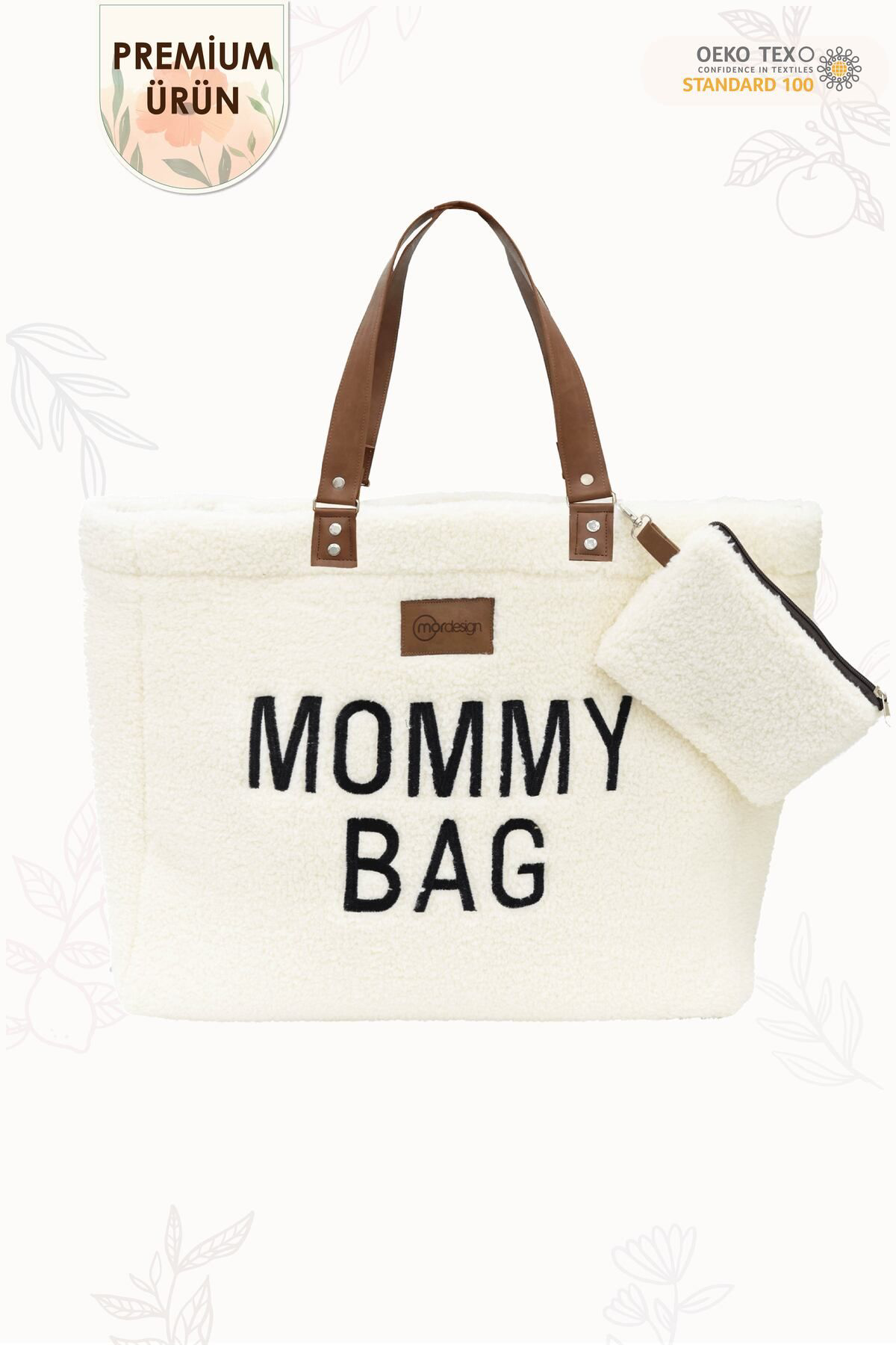 Mordesign Mommy Bag, Anne Bebek Bakım Çantası, Cüzdan Hediyeli, Xl Büyük Bo