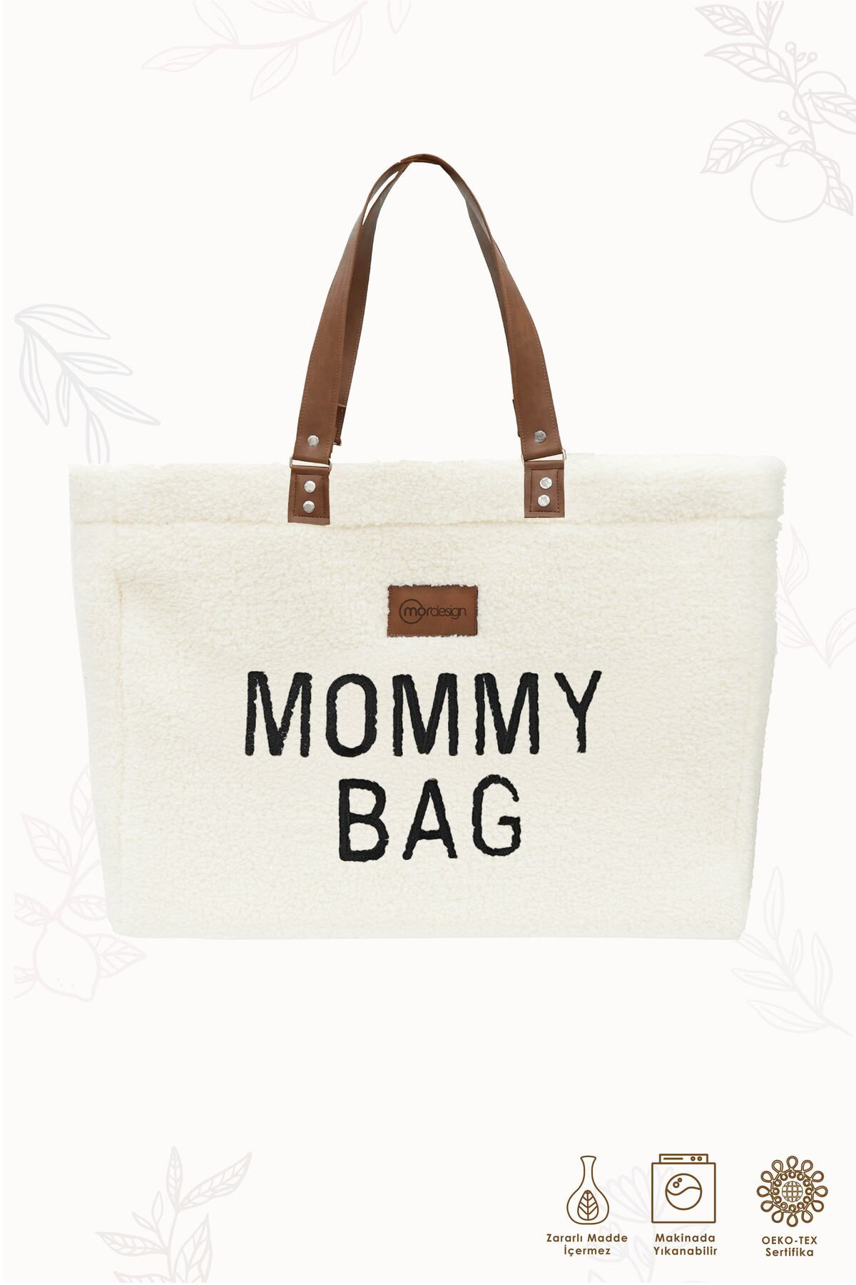 Mordesign Mommy Bag, Anne Bebek Bakım Çantası, Cüzdan Hediyeli, Xl Büyük Bo