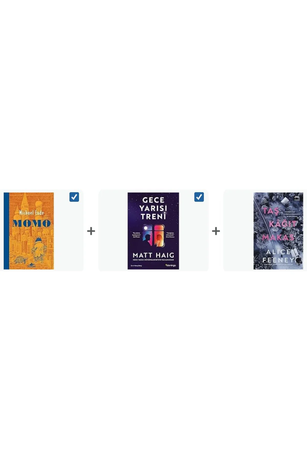 momo +geceyarisi treni +tas kagitmakas=(3kitap) Fiyatı, Yorumları ve Özellikleri
