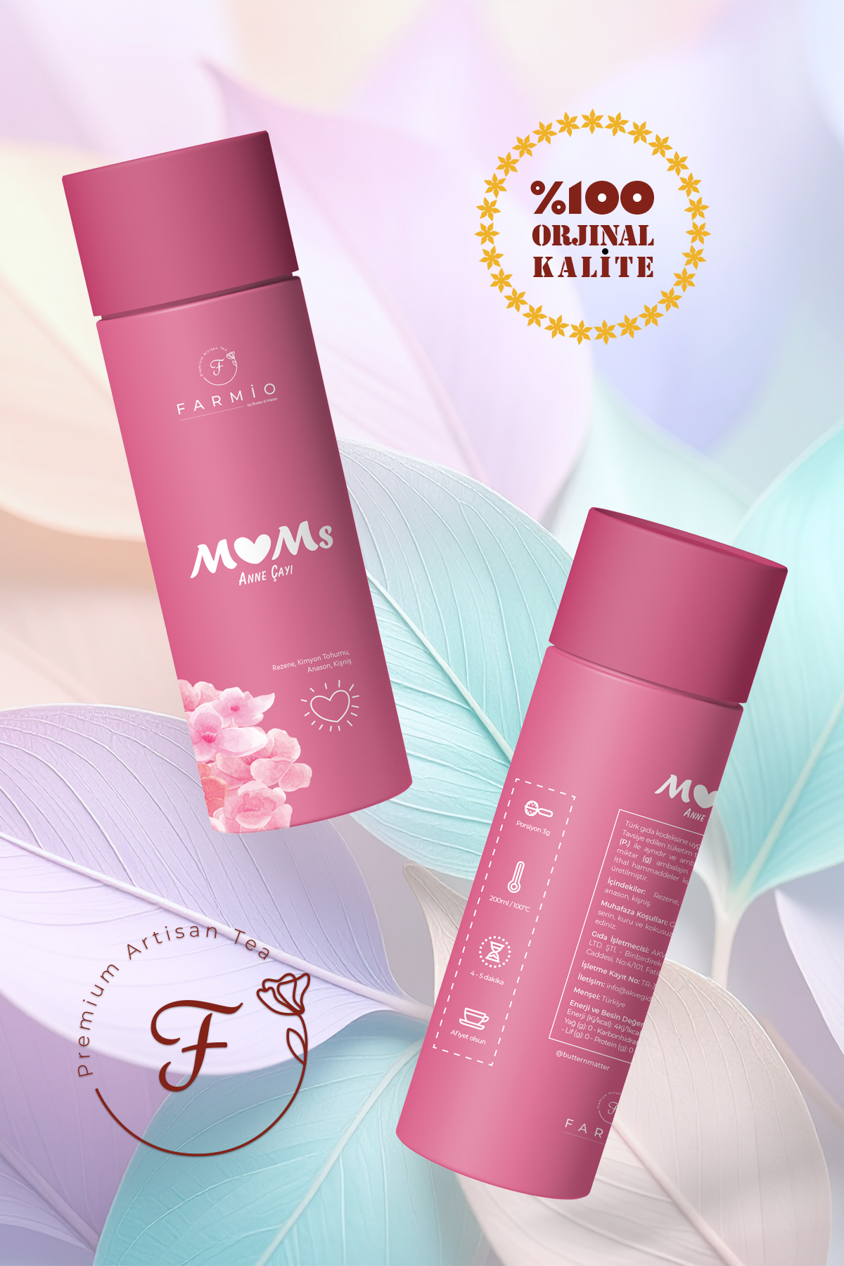 MOM’S TEA – Anne Çayı – 12 Poşet – Emziren ve Gebe Anne Çayı