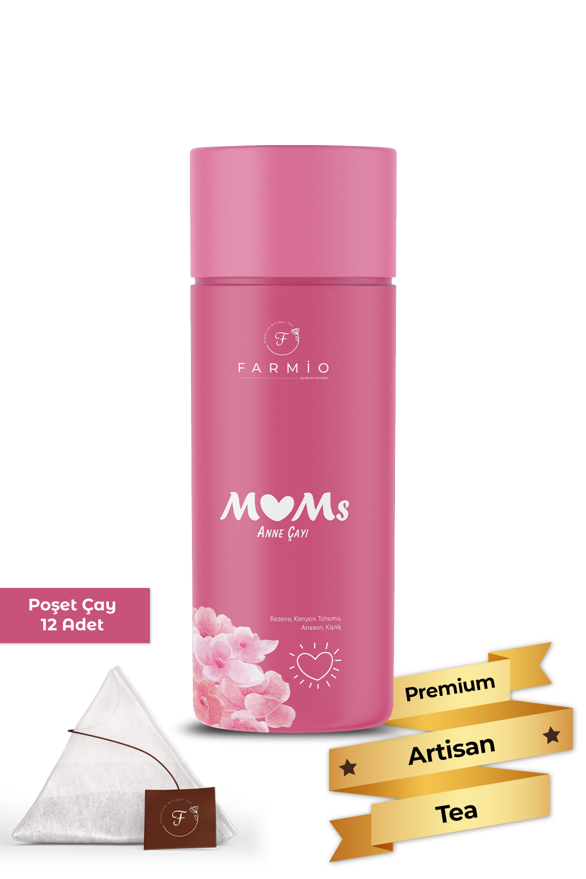 MOM’S TEA – Anne Çayı – 12 Poşet – Emziren ve Gebe Anne Çayı