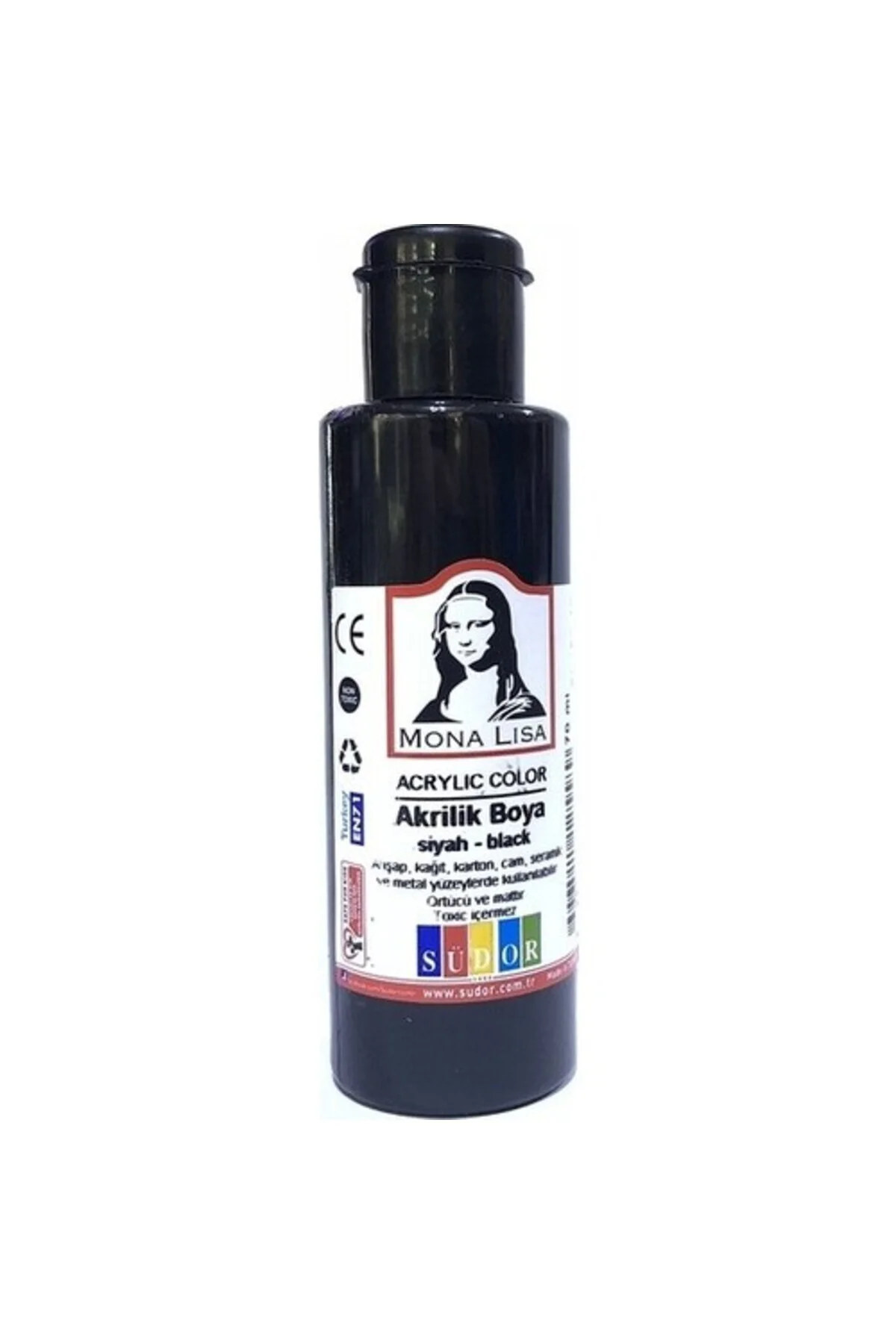 Monalisa Akrilik Boya 6x70 Ml Şışe Ana Renkler / SD1006