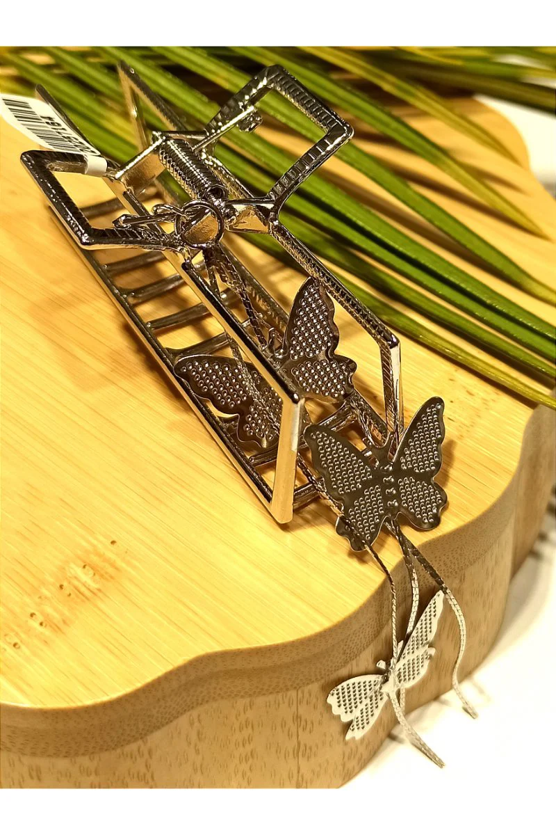 Monalisa Home 8 cm Lüks Gösterişli Renkli Metal Kıstırma Toka