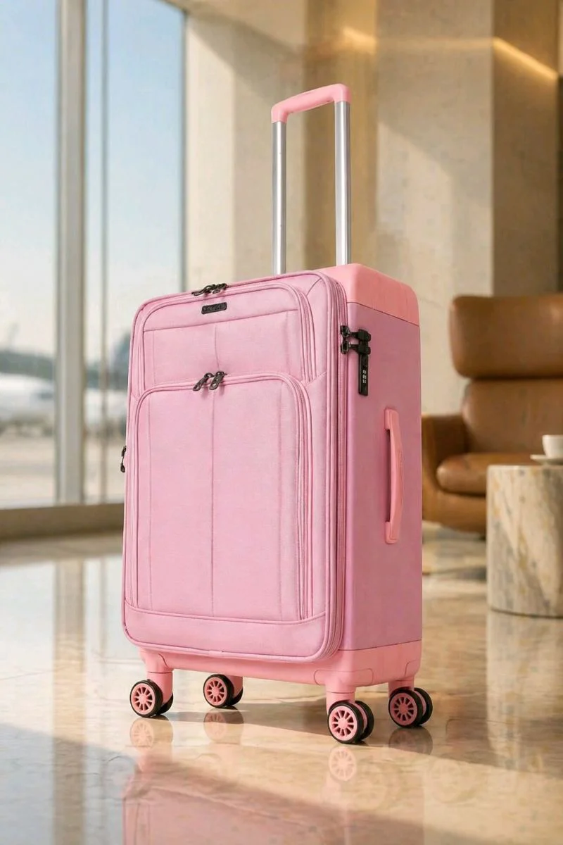 Monalisa Home Albtros Hybrid New Pink Valiz Orta Boy