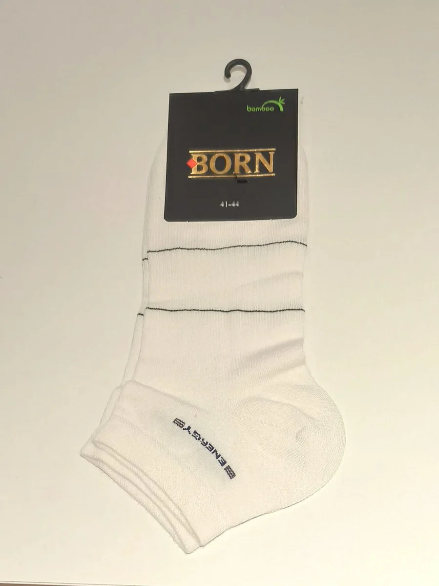 Monalisa Home Beyaz Renk Elastik Bambu Erkek Çorap