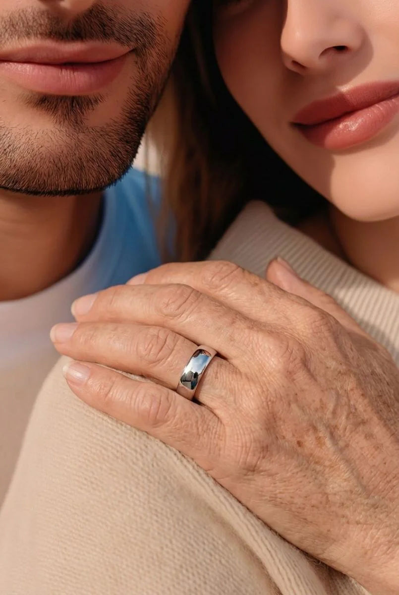 Monalisa Home Çelik 18 Numara Unısex Alyans Yüzük