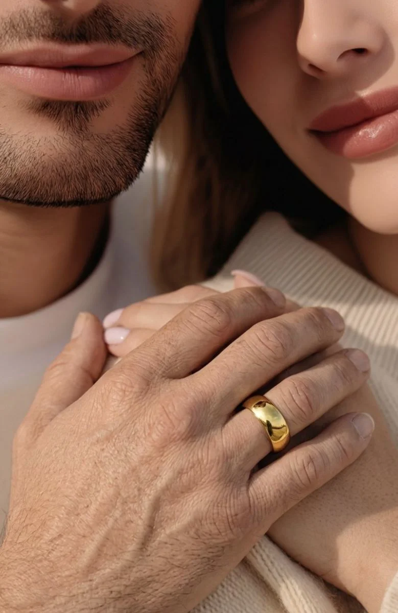 Monalisa Home Çelik 19 Numara Unısex Alyans Yüzük