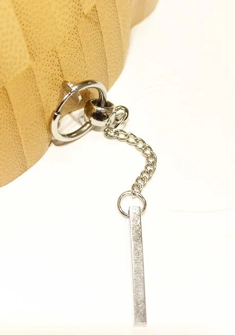 Monalisa Home Çelik Gümüş Renk Figürlü Unisex Küpe