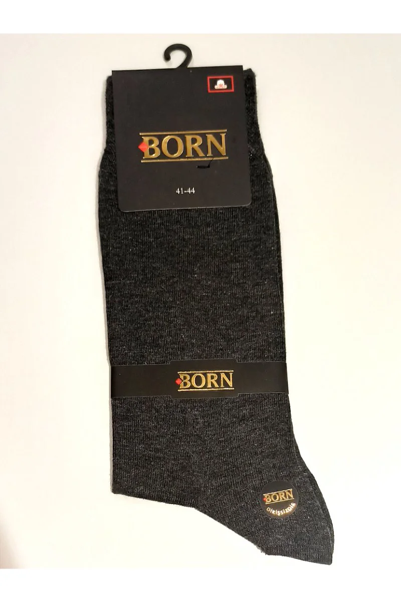 Monalisa Home Düz Gri Kırçıllı Renk 41-44 Erkek Çorap