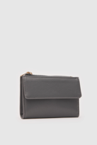 Monalisa Home Gri Renk Kartlıklı Suni Deri  CÜZDAN