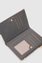 Monalisa Home Gri Renk Kartlıklı Suni Deri  CÜZDAN