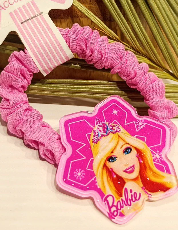 Monalisa Home Lüks Barbie Figürlü Tül Lastik Toka