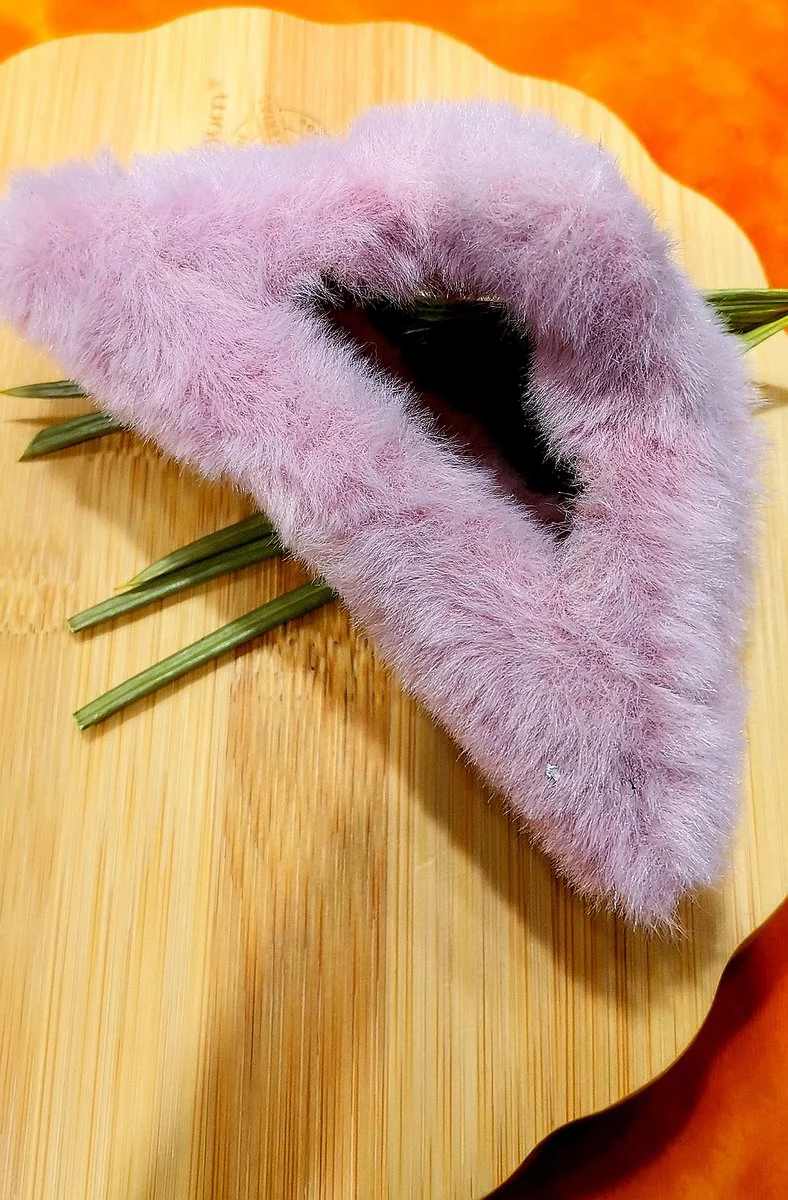 Monalisa Home Lüks Figürlü Pembe  Peluş Mandal Toka
