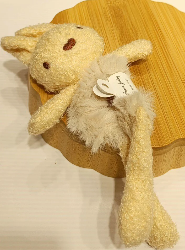 Monalisa Home Lüks Figürlü Gösterişli Peluş  Lastik Toka