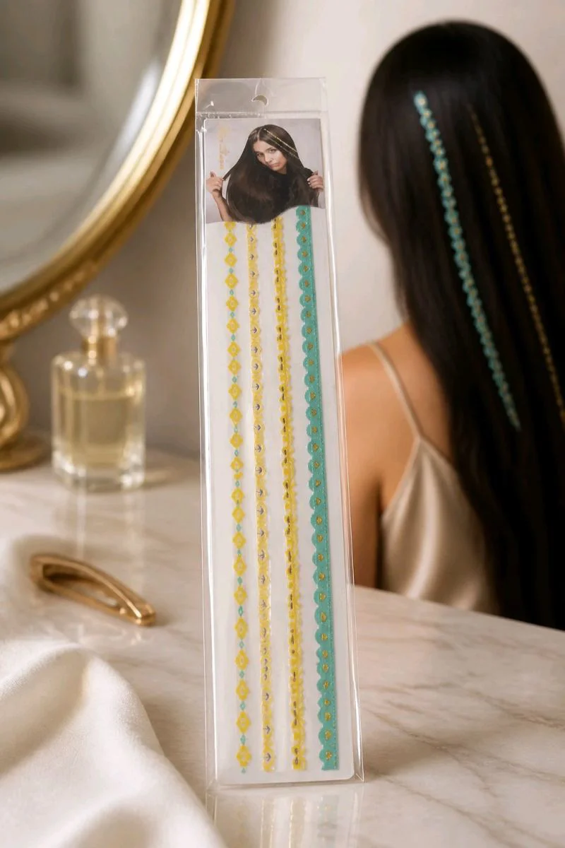 Monalisa Home Renkli Şık Tasarım  Saç Süsleme