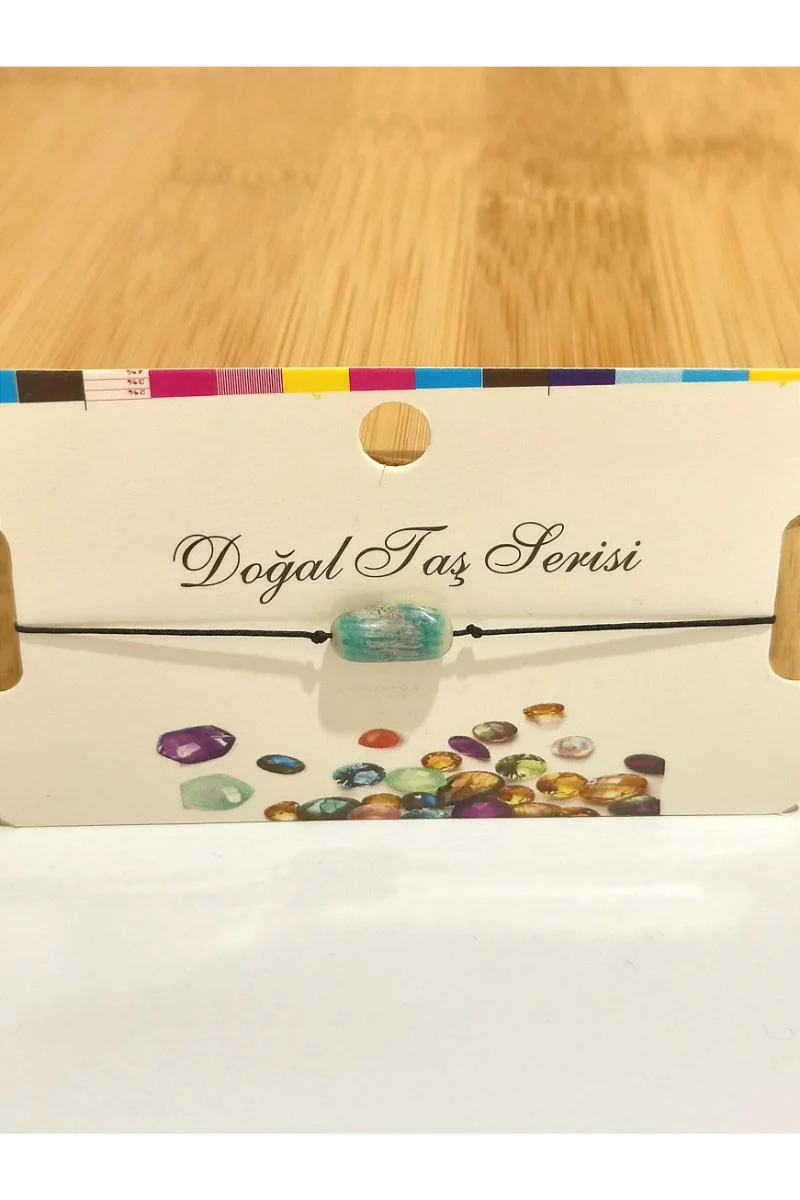Monalisa Home Renkli Gösterişli Ayarlanabilir Taş Figürlü İp Bile