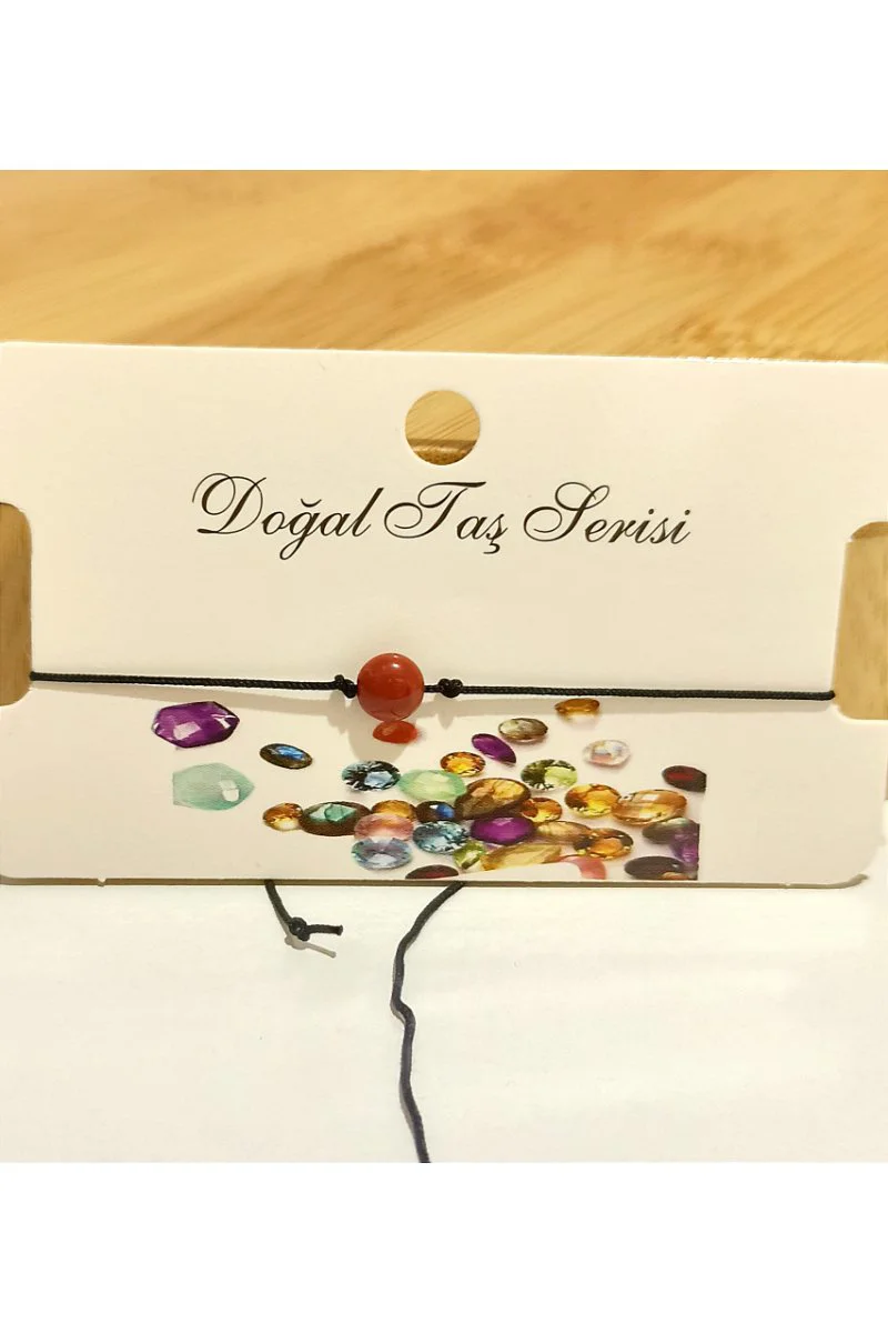 Monalisa Home Renkli Gösterişli Ayarlanabilir Taş Figürlü İp Bile