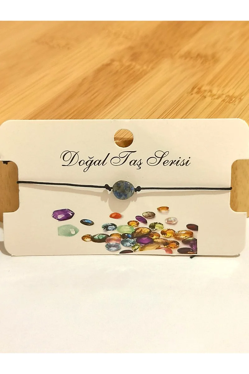 Monalisa Home Renkli Gösterişli Ayarlanabilir Taş Figürlü İp Bile