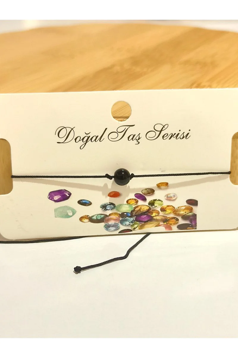 Monalisa Home Renkli Gösterişli Ayarlanabilir Taş Figürlü İp Bile