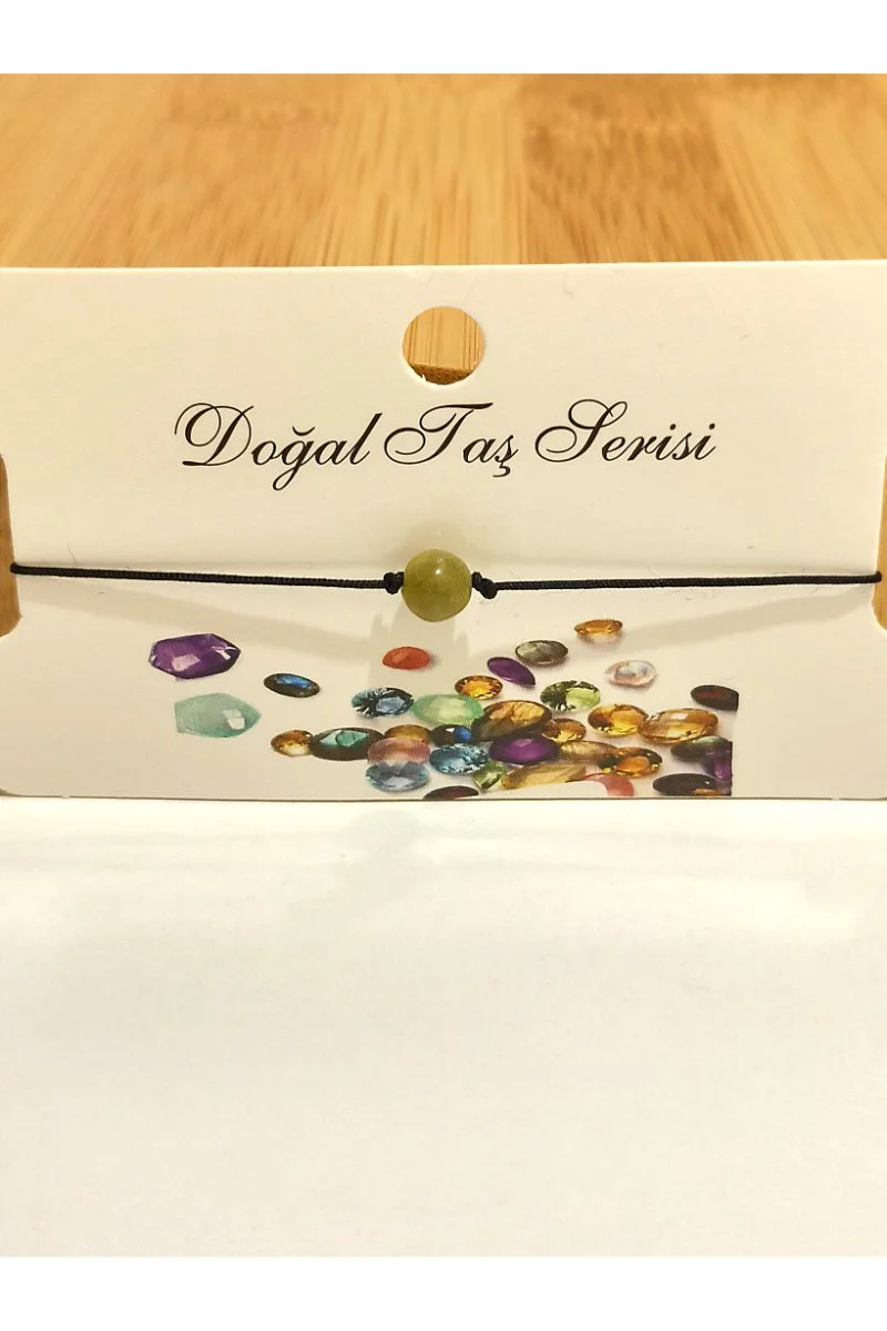 Monalisa Home Renkli Gösterişli Ayarlanabilir Taş Figürlü İp Bile