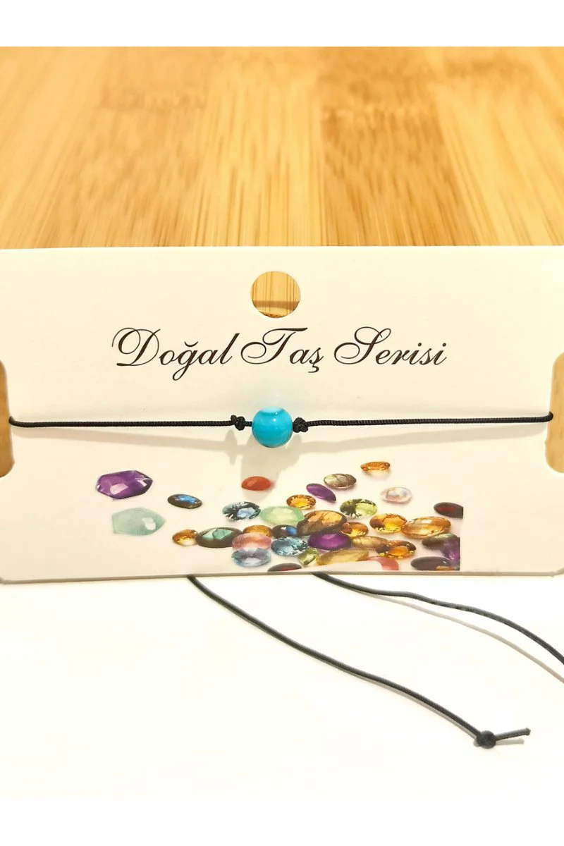 Monalisa Home Renkli Gösterişli Ayarlanabilir Taş Figürlü İp Bile