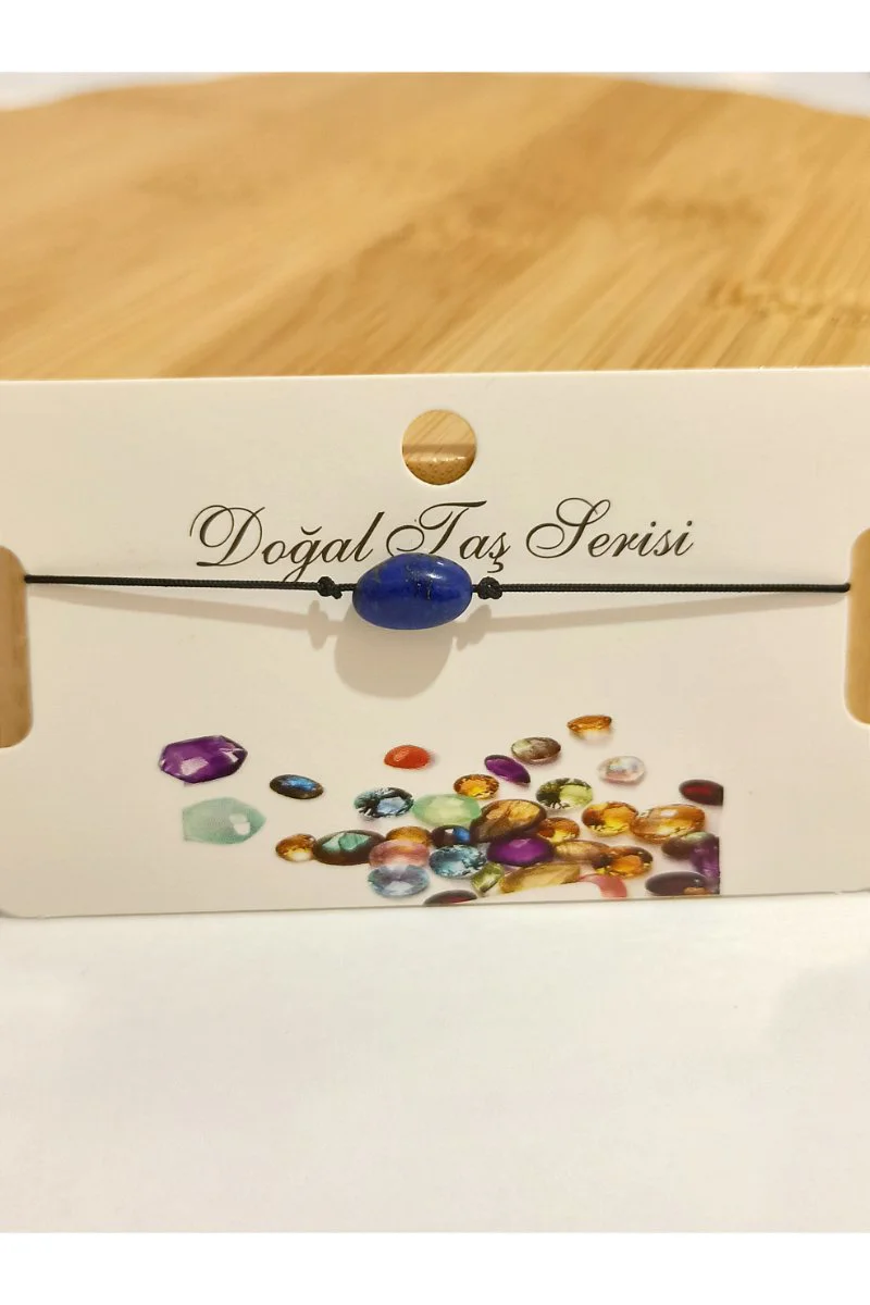 Monalisa Home Renkli Gösterişli Ayarlanabilir Taş Figürlü İp Bile