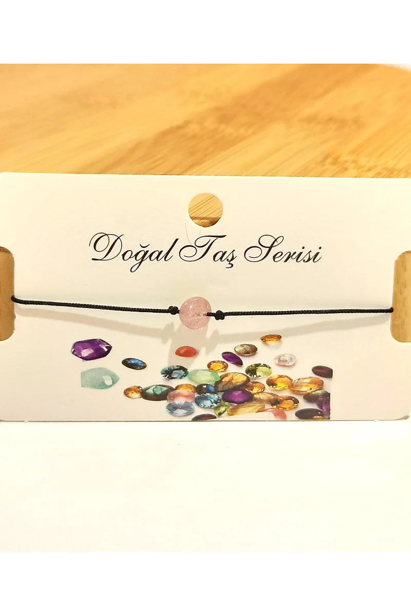 Monalisa Home Renkli Gösterişli Ayarlanabilir Taş Figürlü İp Bile