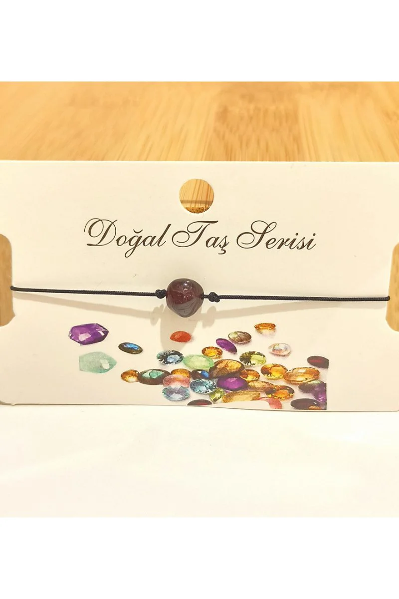 Monalisa Home Renkli Gösterişli Ayarlanabilir Taş Figürlü İp Bile