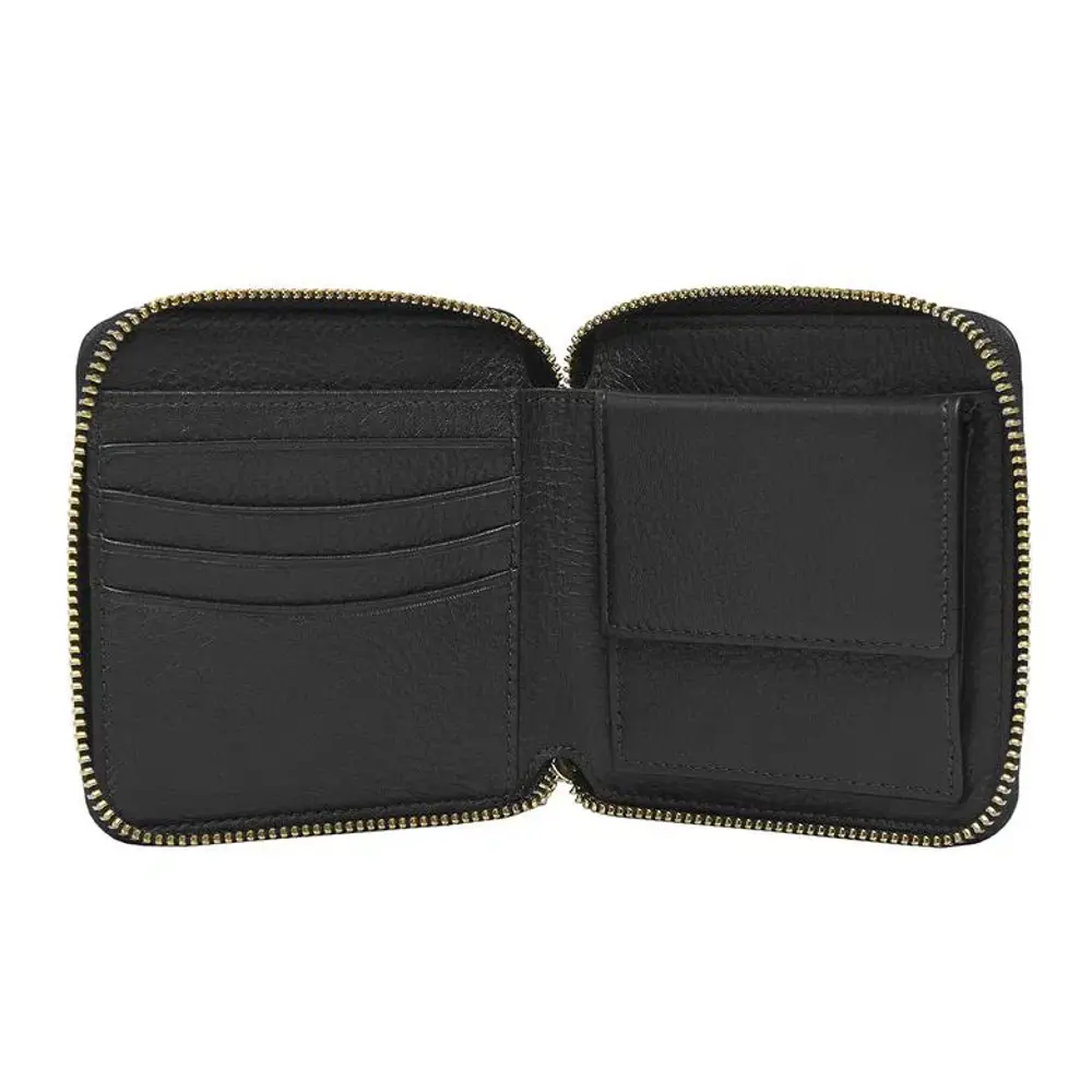 Monalisa Home SİYAH FERMUARLI DERİ CÜZDAN