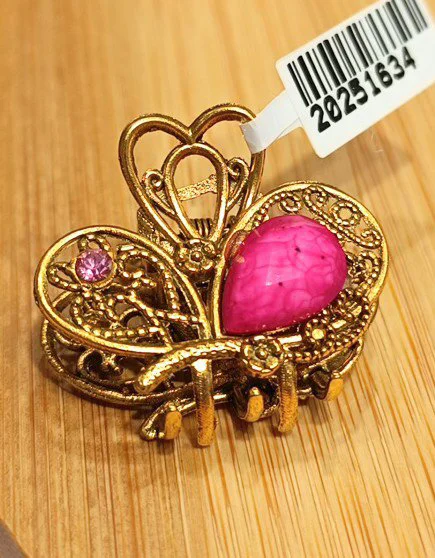 Monalisa Home Taşlı Döküm Metal 2.5cm Minik Lüks Toka