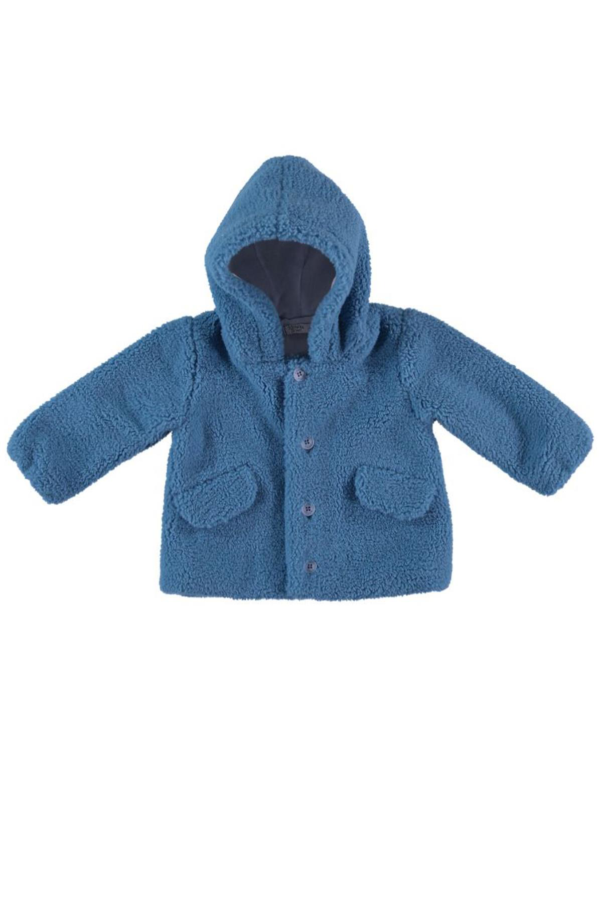 Dear Enika Monaroza Erkek Mont Peluş Koyu Mavi Bebek Mont 22-546 Dear Enika Monaroza Erkek Mont Peluş Koyu Mavi Bebek Mont 22-546