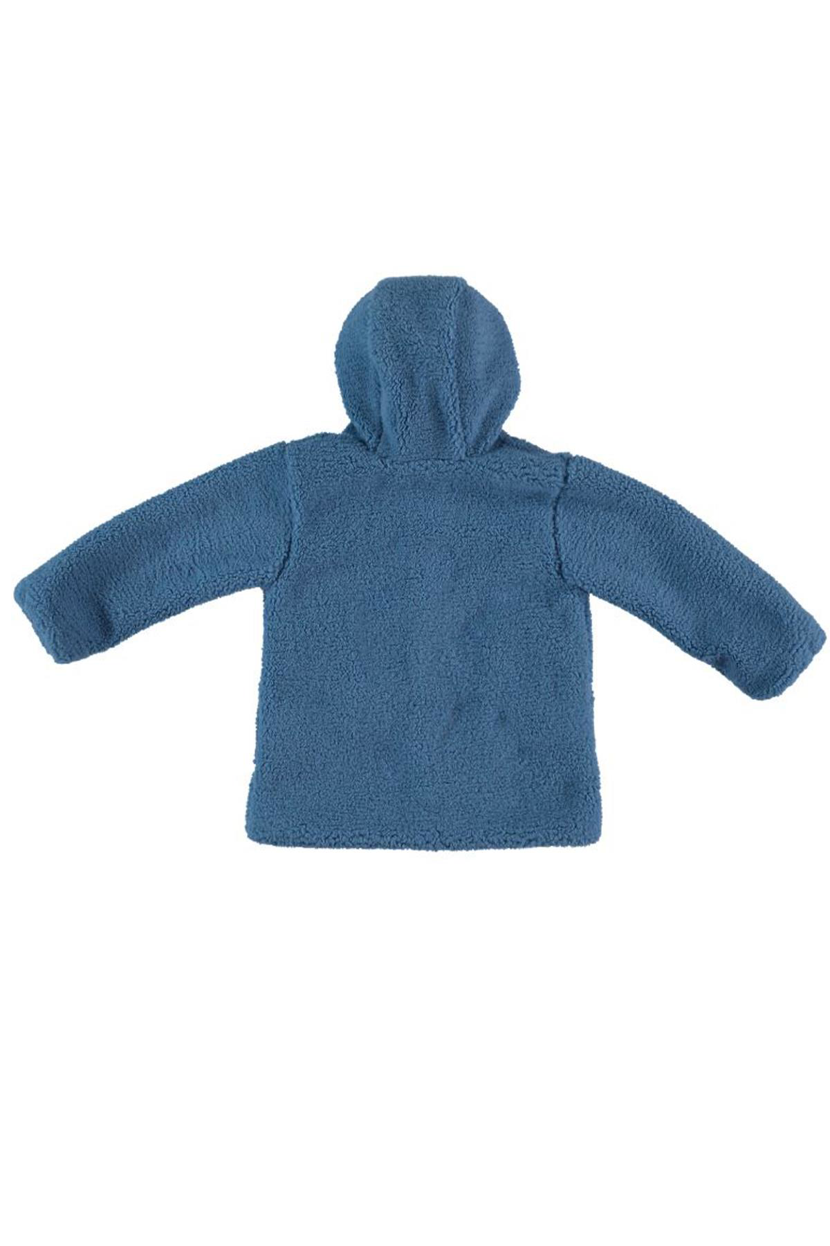 Dear Enika Monaroza Erkek Çocuk Peluş Mavi Çocuk Mont  22-646