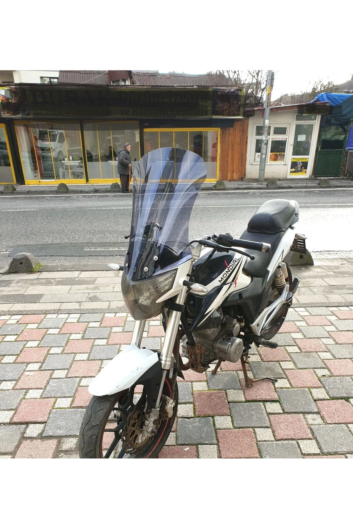Mondial 180 Z One S Ön Cam 58cm 2014-2022 Model Füme Renkli